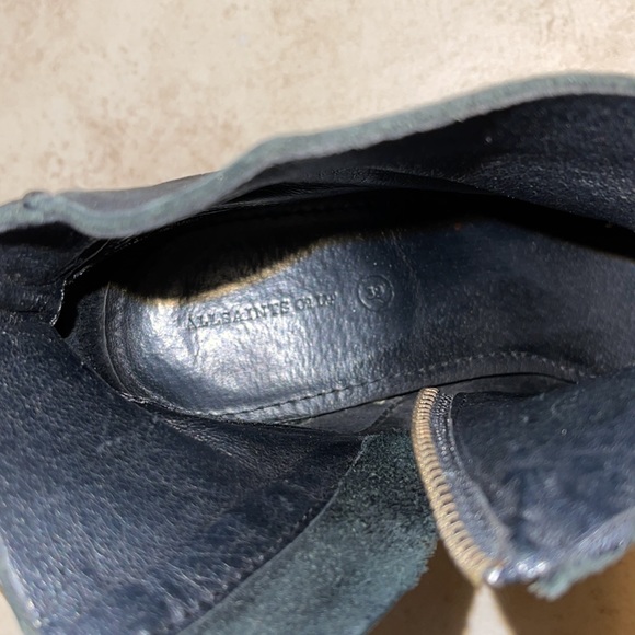 ALL SAINTS Leather fringe Boots size 39 - Picture 4 of 4